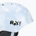 Kask snowboardowy dziecięcy ROXY Slush Girl ice blue big flower 7