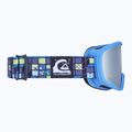 Gogle snowboardowe dziecięce Quiksilver Shredder 3D check/clux ml silver 3