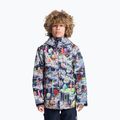 Kurtka snowboardowa dziecięca DC Basis Print Youth outer world black
