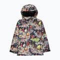 Kurtka snowboardowa dziecięca DC Basis Print Youth outer world black 3
