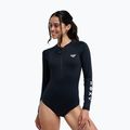 Strój kąpielowy jednoczęściowy damski ROXY Essentials Front Zip anthracite