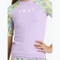 Koszulka do pływania dziecięca ROXY Active RG Lycra XMGB oil green letter up 5