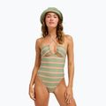 Strój kąpielowy jednoczęściowy damski ROXY Dreamer HI oil green say it with stripes