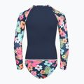 Strój kąpielowy dwuczęściowy dziecięcy ROXY Morning Flower Lycra Set mood indigo morning flowers 2