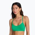 Góra od stroju kąpielowego Billabong Sol Searcher Lace Up Trilet summer green