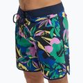 Szorty kąpielowe męskie Quiksilver Surfsilk Scallop 18" dark navy interact floral 7