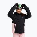 Kurtka snowboardowa dziecięca ROXY Snowflare true black