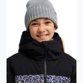 Kurtka snowboardowa dziecięca ROXY Snowyhill Printed Puffy true black wildin out rg 4