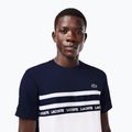 Koszulka męska Lacoste TH7515 white/navy blue 3