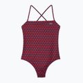 Strój kąpielowy jednoczęściowy damski Lacoste MF7264 penumbra/alizarin /red