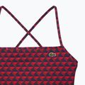 Strój kąpielowy jednoczęściowy damski Lacoste MF7264 penumbra/alizarin /red 2