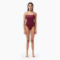 Strój kąpielowy jednoczęściowy damski Lacoste MF7264 penumbra/alizarin /red 3