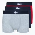 Bokserki Lacoste 5H1803 3 pary navy blue/silver china/red