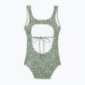 Strój kąpielowy jednoczęściowy damski Lacoste MF9608 green/flour 2