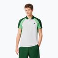 Koszulka polo tenisowa męska Lacoste Polo DH8963 white/liamone green
