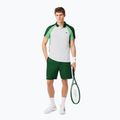 Koszulka polo tenisowa męska Lacoste Polo DH8963 white/liamone green 2
