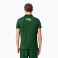Koszulka polo tenisowa męska Lacoste Polo DH8963 white/liamone green 3