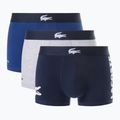 Bokserki męskie Lacoste 5H1291 3 pary navy blue/silver chine/white