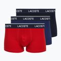 Bokserki męskie Lacoste 5H1300 3 pary navy blue/red/methylene