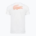 Koszulka tenisowa męska Lacoste TH0003 white/blossom 2