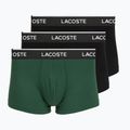 Bokserki męskie Lacoste 5H1300 3 pack black/green