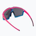 Okulary przeciwsłoneczne Julbo Edge Spectron matt fluorescent pink/blue/flash argent/clear 3