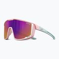Okulary przeciwsłoneczne dziecięce Julbo Fury Junior Spectron matt pastel pink/pastel blue/pink flash