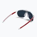 Okulary przeciwsłoneczne Julbo Frequency Spectron shiny translucent crystal/red/red flash 2