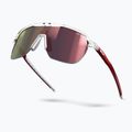 Okulary przeciwsłoneczne Julbo Frequency Spectron shiny translucent crystal/red/red flash 5