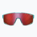 Okulary przeciwsłoneczne Julbo Fury Reactiv High Contrast shiny translucent light blue/red 2