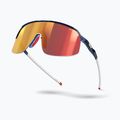Okulary przeciwsłoneczne Julbo Density Spectron shiny translu dark blue/white/red 5
