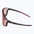 Okulary przeciwsłoneczne Julbo Edge Reactiv High Contrast shiny translu black/purple 5