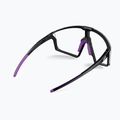Okulary przeciwsłoneczne Julbo Edge Reactiv High Contrast shiny translu black/purple 10