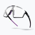 Okulary przeciwsłoneczne Julbo Edge Reactiv High Contrast shiny translu black/purple 11