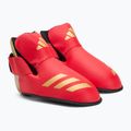 Ochraniacze stóp adidas Pro red/gold 8