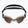 Okulary do pływania Aquasphere Kayenne 2022 transparent/silver/brown polarized 2