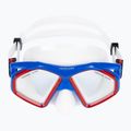 Zestaw do snorkelingu Aqualung Hawkeye Combo white/blue/red 2