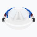 Zestaw do snorkelingu Aqualung Hawkeye Combo white/blue/red 5