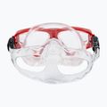 Zestaw do snorkelingu Aqualung Saturn Combo transparent/red 5