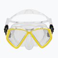Maska do snorkelingu dziecięca Aqualung Cub transparent/yellow 2