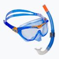 Zestaw do snorkelingu dziecięcy Aqualung Mix Combo blue/orange