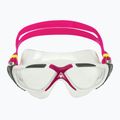 Maska do pływania Aquasphere Vista white/raspberry/lenses clear 3