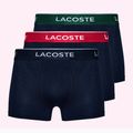 Bokserki Lacoste 5H3401 3 pary navy blue/green/red/navy