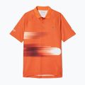 Koszulka polo męska Lacoste DH0853 mandarin tree orange/white