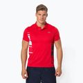 Koszulka polo męska Lacoste DH0866 fireman/white/black 2