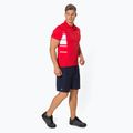 Koszulka polo męska Lacoste DH0866 fireman/white/black 3
