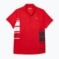 Koszulka polo męska Lacoste DH0866 fireman/white/black