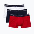 Bokserki męskie Lacoste 5H9623 3 pary navy blue/white/red