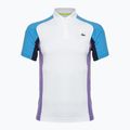 Koszulka polo męska Lacoste DH9265 white/argentine blue navy