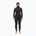 Pianka do pływania damska Billabong 5/4 mm Synergy Hooded Chest Zip wild black